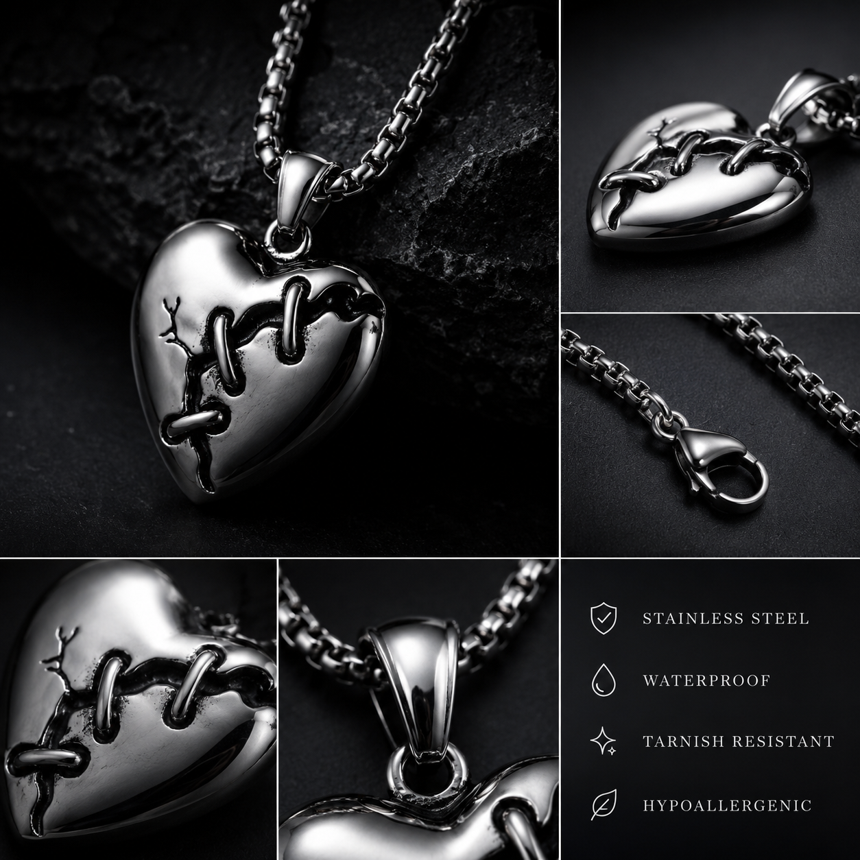 The Broken Stitch Heart